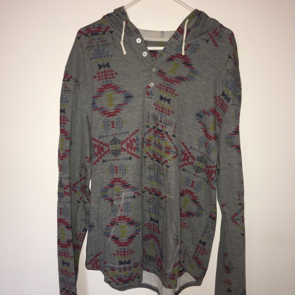 On The Byas Aztec light Hoodie